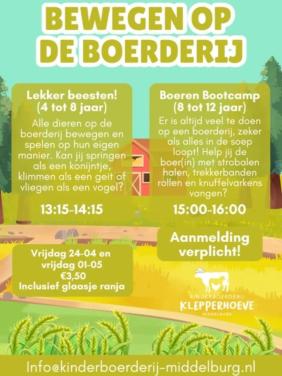Bewegen op de boerderij