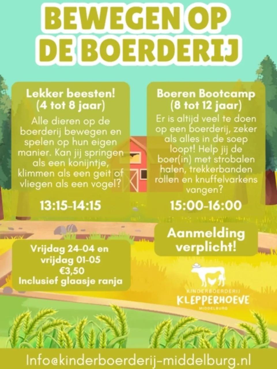 Bewegen op de boerderij