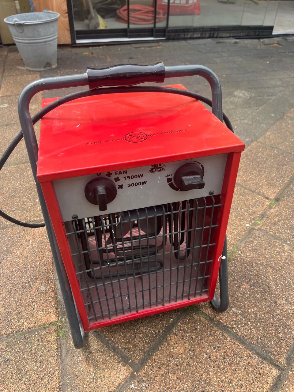 Werkplaatskachel 3000watt