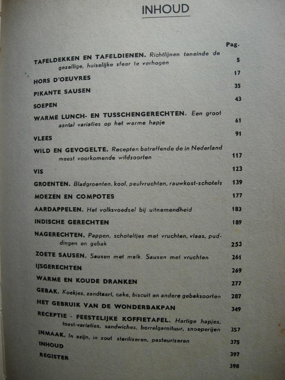 Het befaamde "Margriet Kookboek"