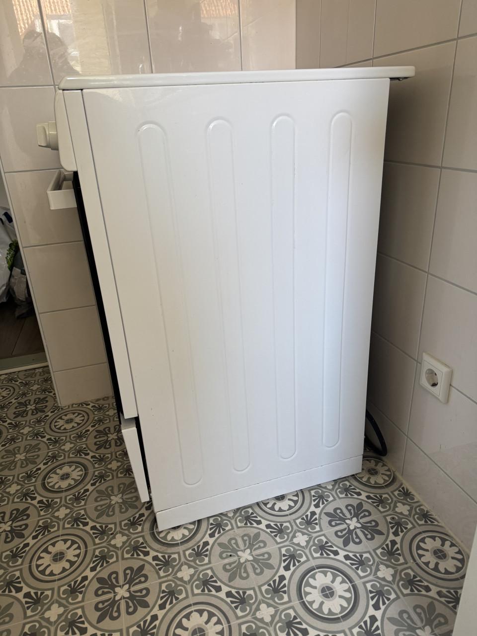 ETNA Inductie Fornuis + Oven (FIV560 Wit) – 2-Fase – topstaat!