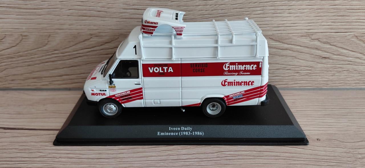 Iveco Daily service bus Eminence racing rally team 1983-1986