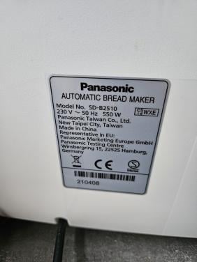 Zgan Panasonic SD-B2510WXE broodbakmachine in nette staat