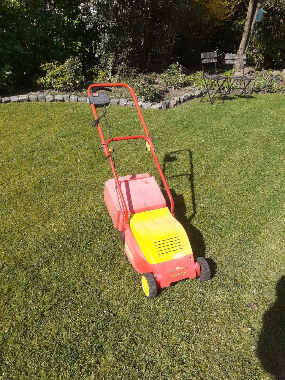 Elektr.grasmaaier met opvangbak