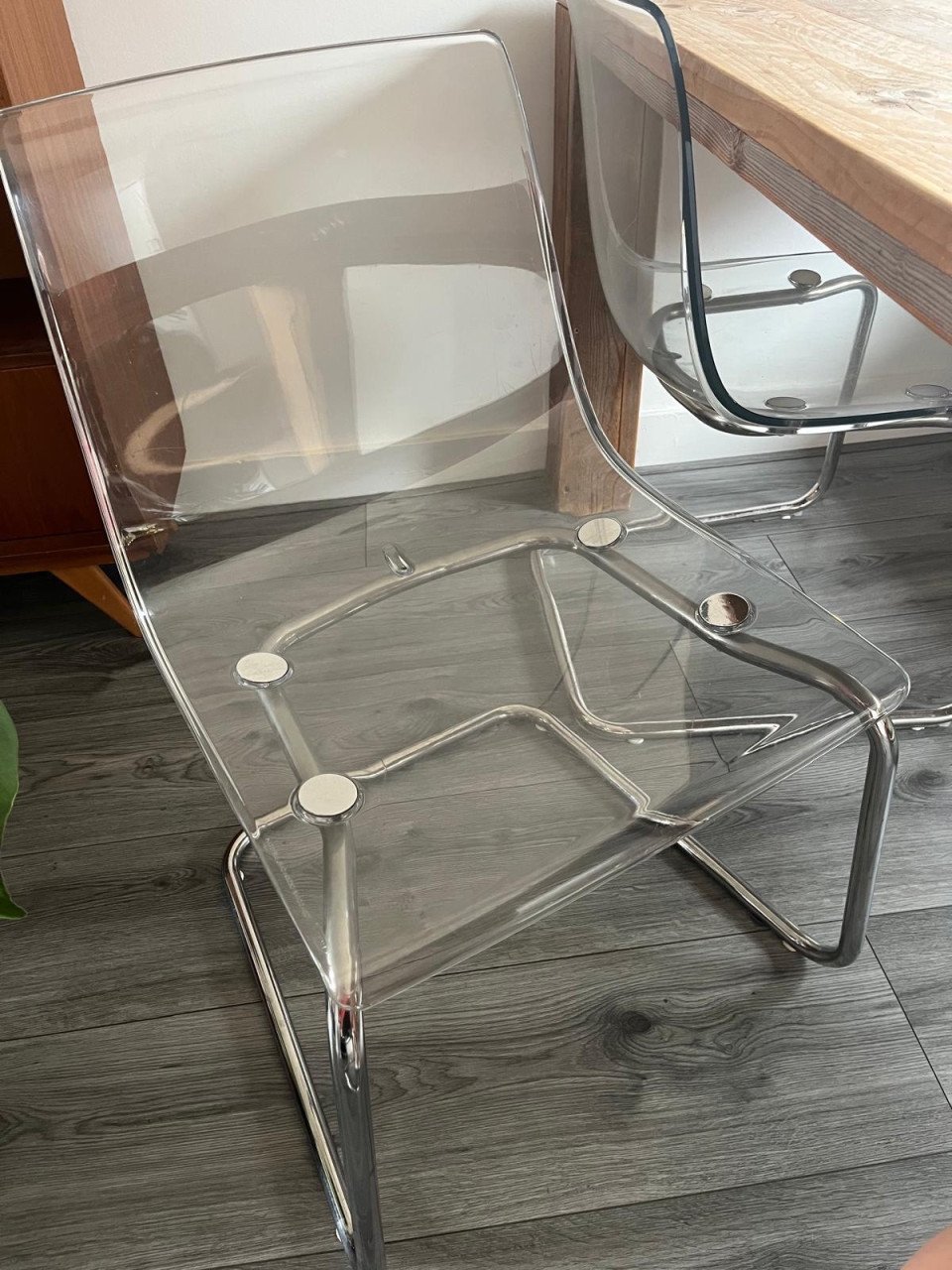 Steigerhouten eettafel met bankje
