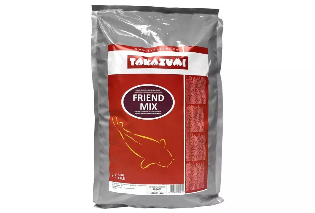 Takazumi Friend Mix 5 KG mixvoer voor koi's en vissen