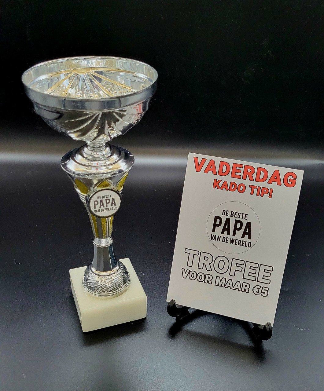 Vaderdag trofee -- leuk en mooi origineel cadeau --