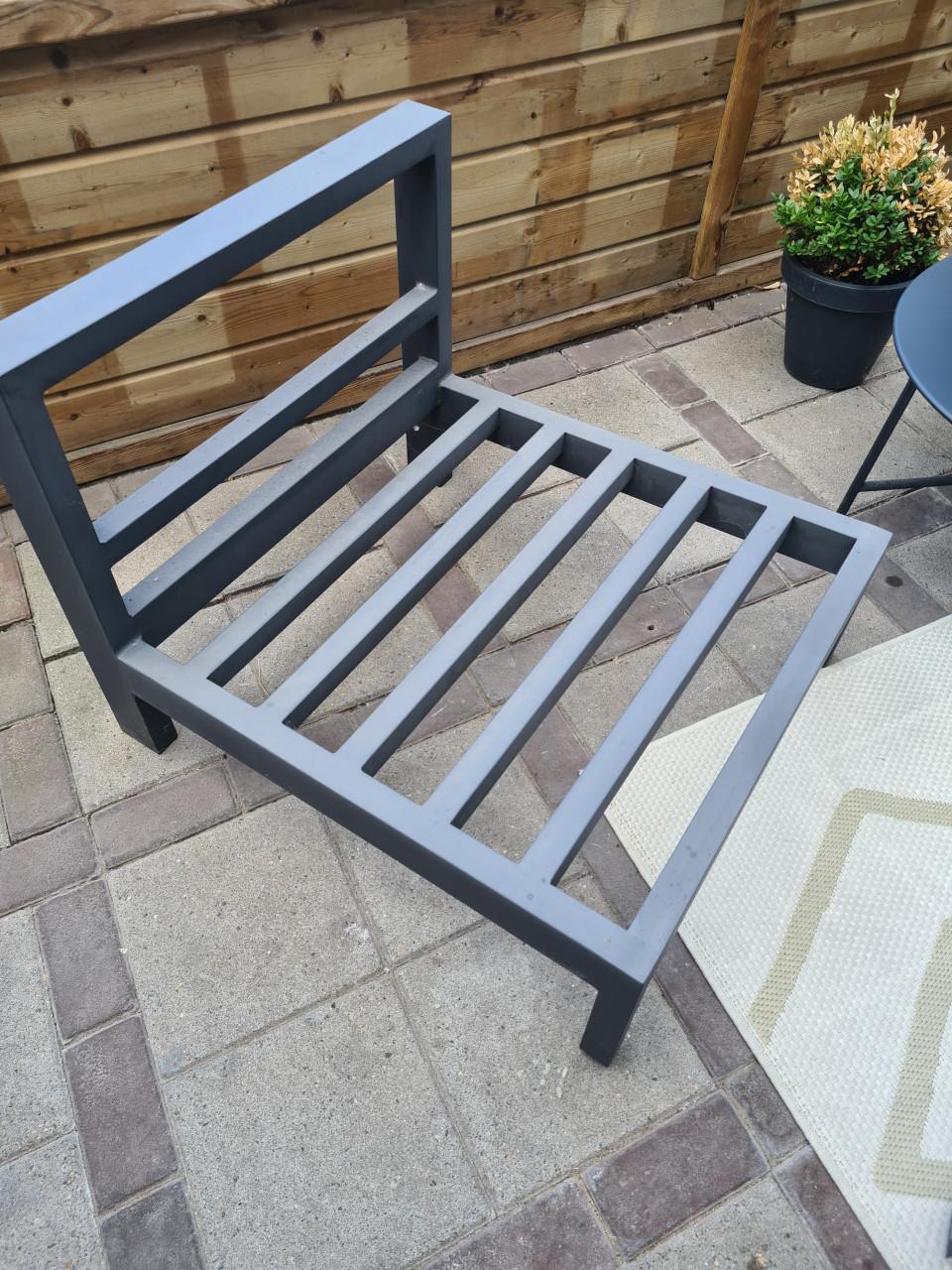 Tuinstoel met kussens