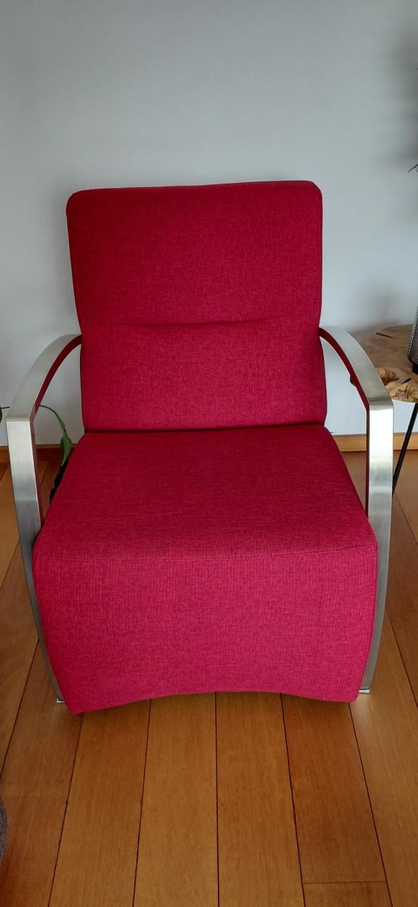 2 mooie rode fauteuils