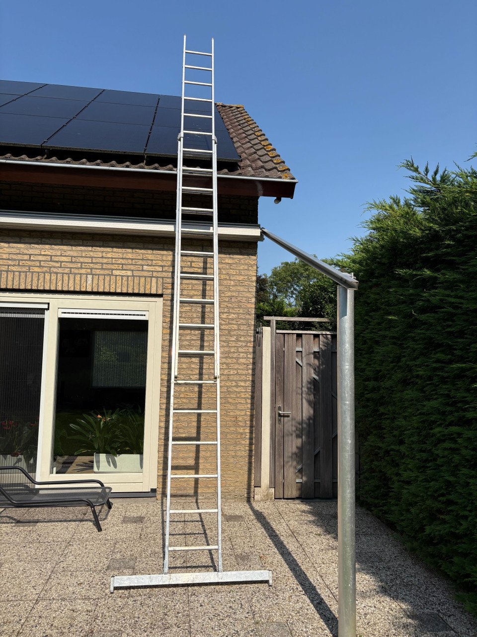 Ladder aluminium werkhoogte 8,28 m