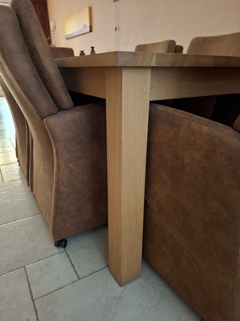 Eetkamertafel eiken
