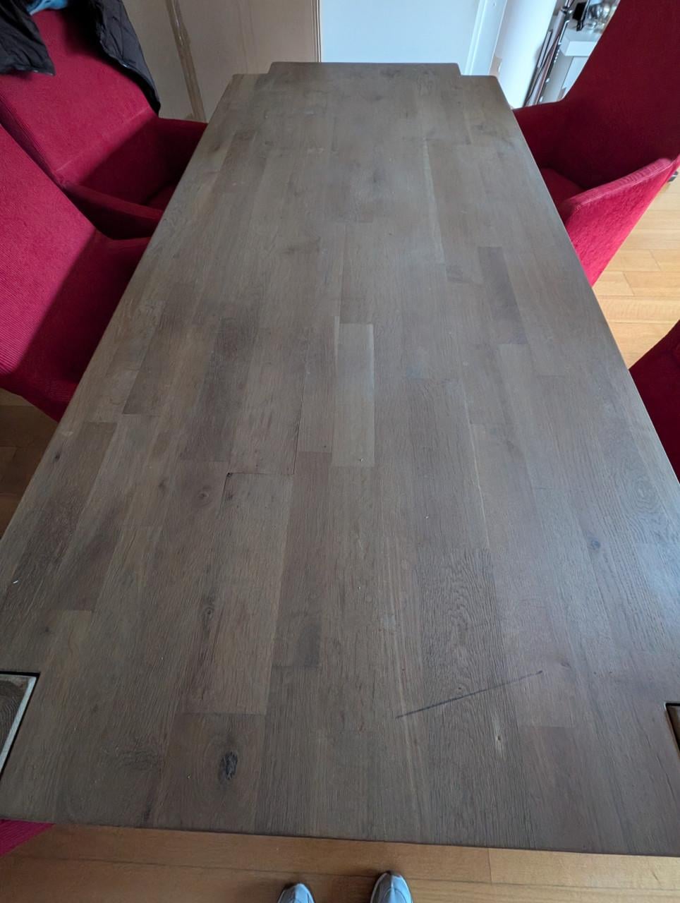Eiken eettafel