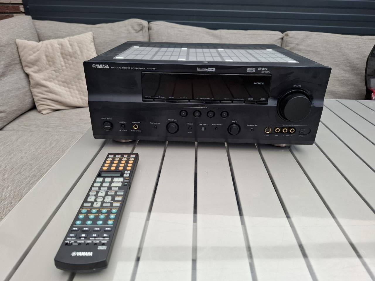 Yamaha RX-V661 Natural Sound AV Receiver met afstandsbediening