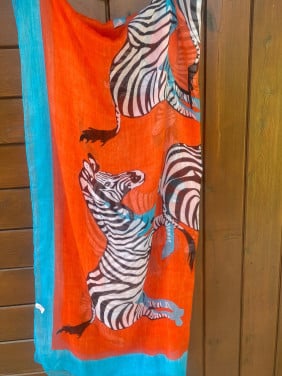 Dames sjaal 🧡🦓🦓🦓
