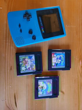 Game boy Color met spellen