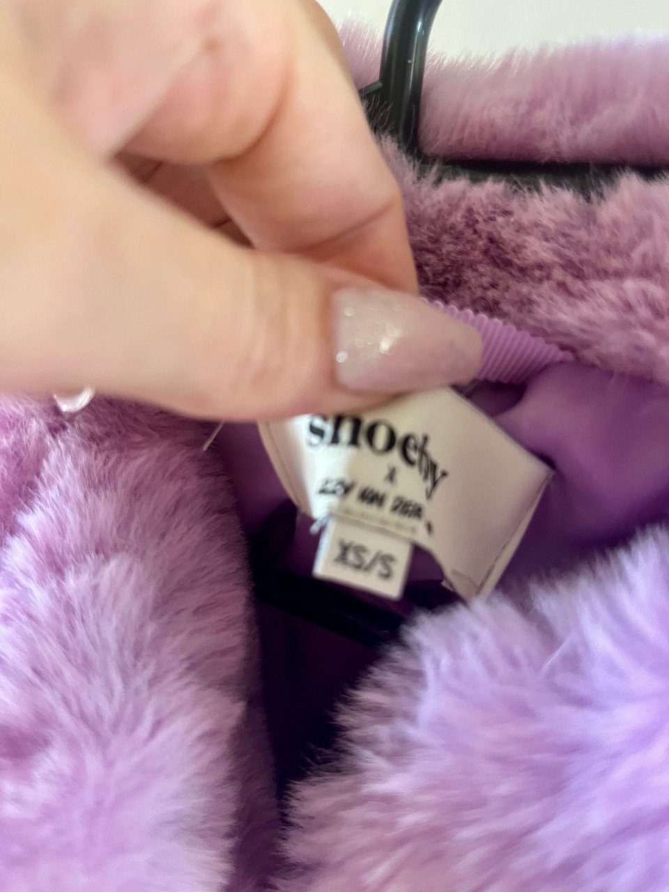 Jas shoeby fluffy mee parels
