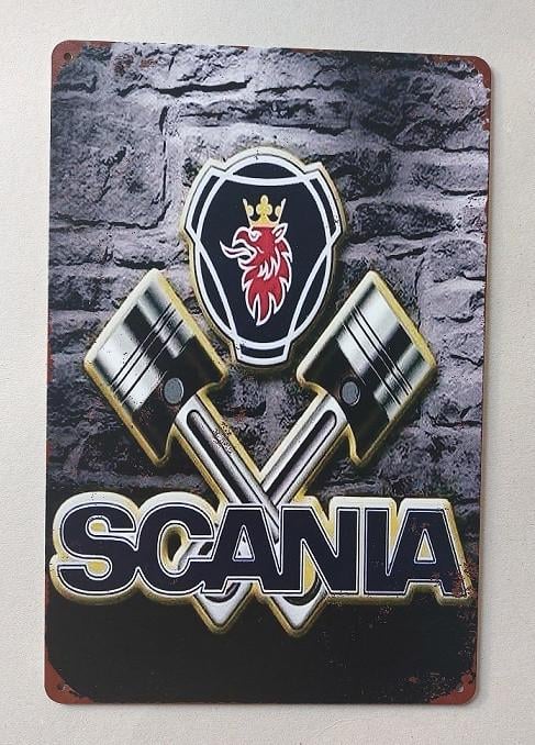 Scania Metalen Bord