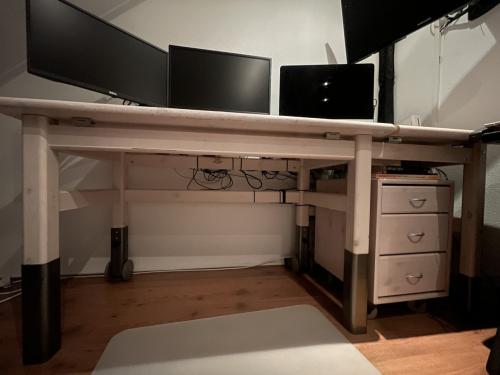 Bureau met ladenblok Flexa Whitewash
