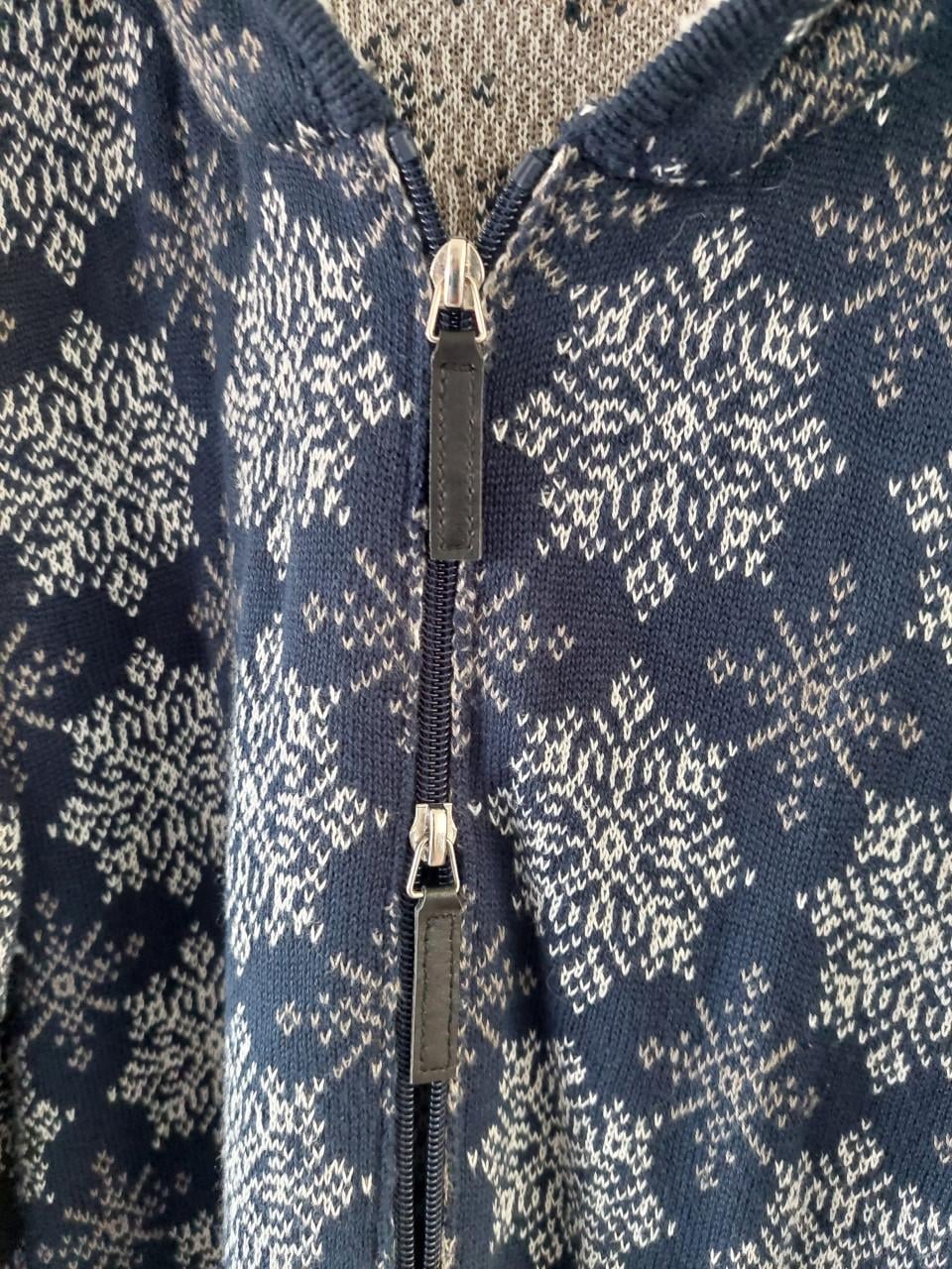 Nieuw Bonprix damesvest mt 40/42 marine/grijs