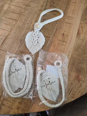 Ibiza stijl gordijn ophalers 4 stuks