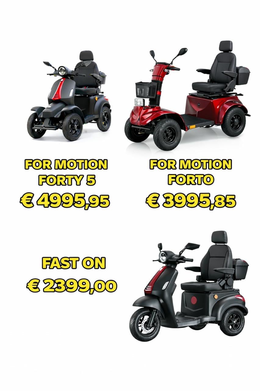 ⭐ For Motion Scootmobielen – Snel, Comfortabel en Betaalbaar