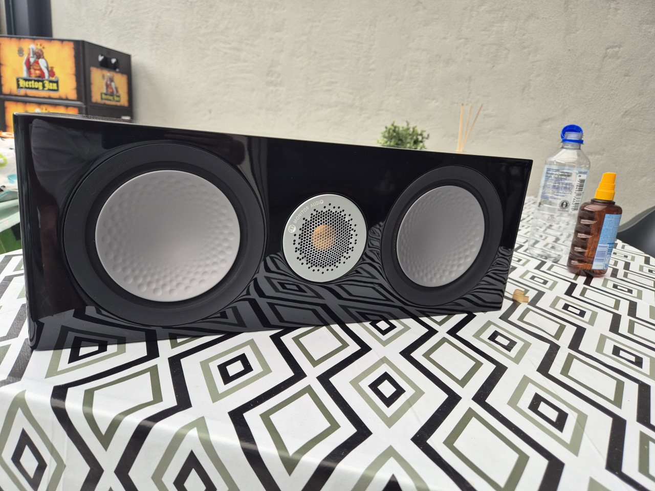 Center speaker monitor audio
