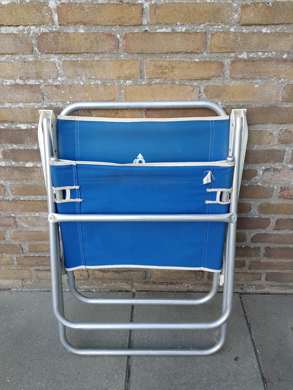 Opvouwbare vis/campingstoel met armleuningen