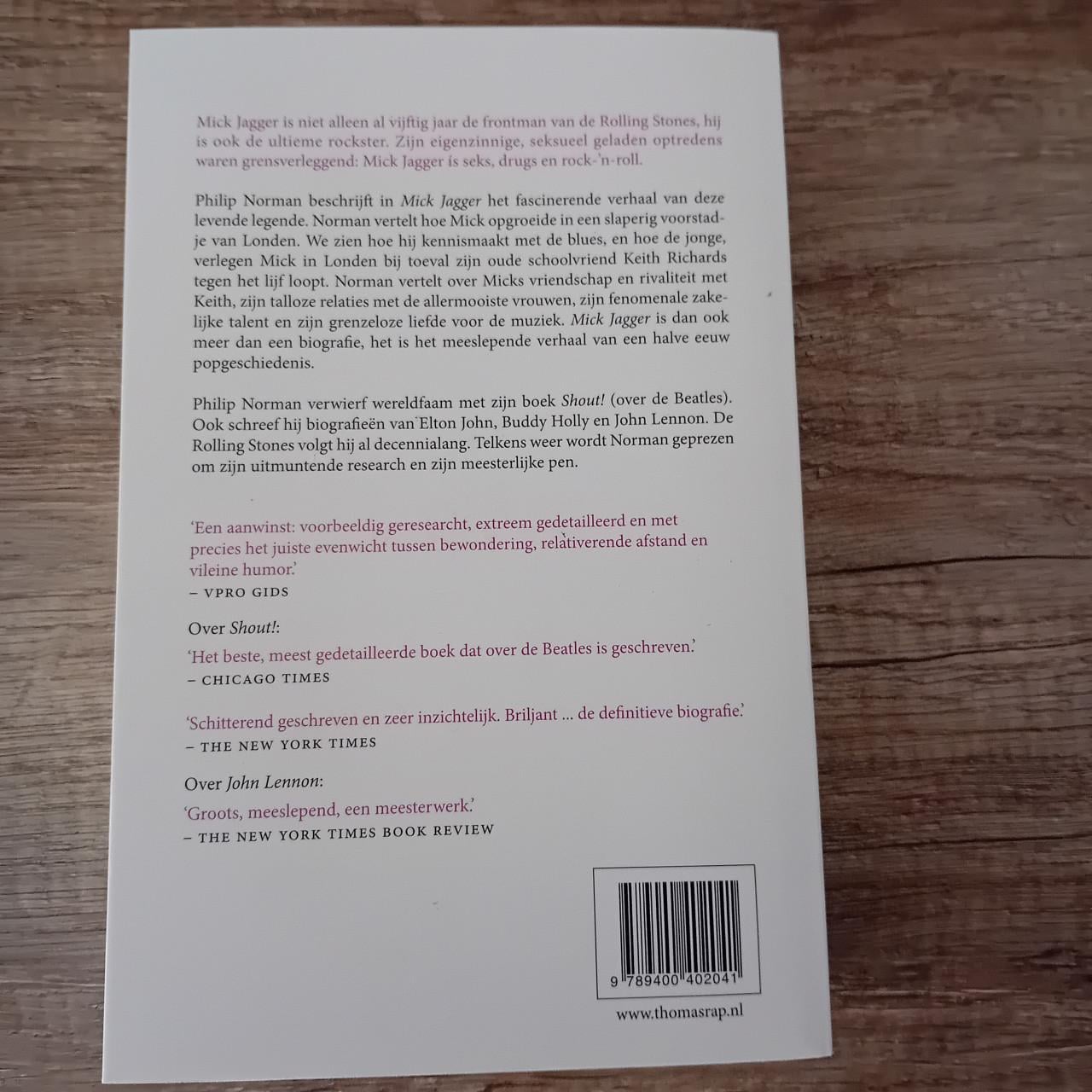 Nieuw boek Mick Jagger