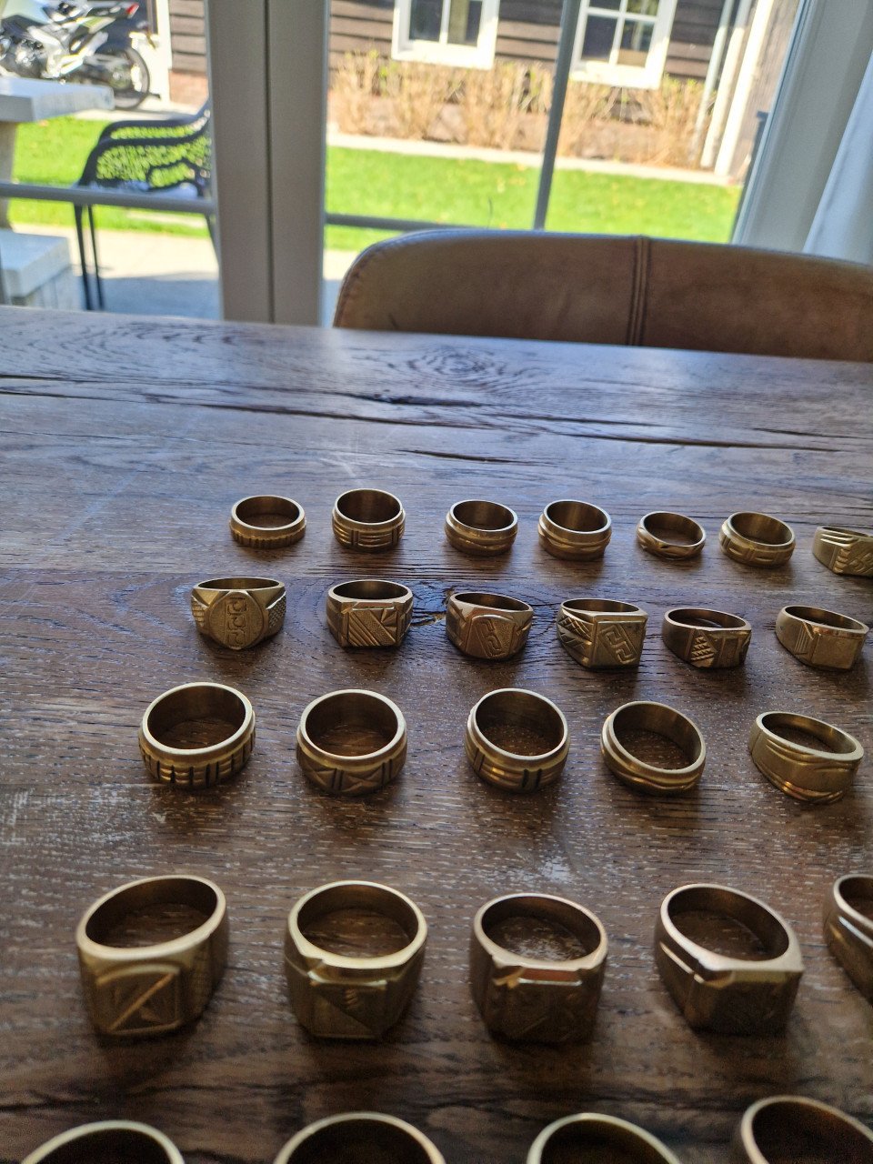 Partij ringen 41 stuks NIEUW