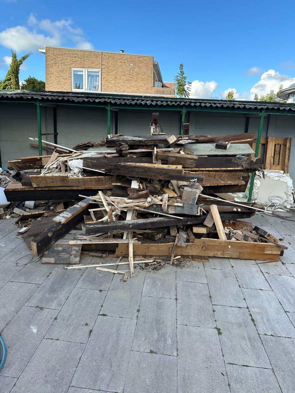 Gratis hout / afvalhout / stookhout / brandhout