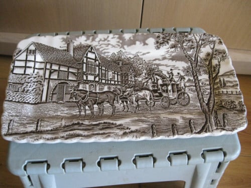 Royal staffod shire schaal en wandbord