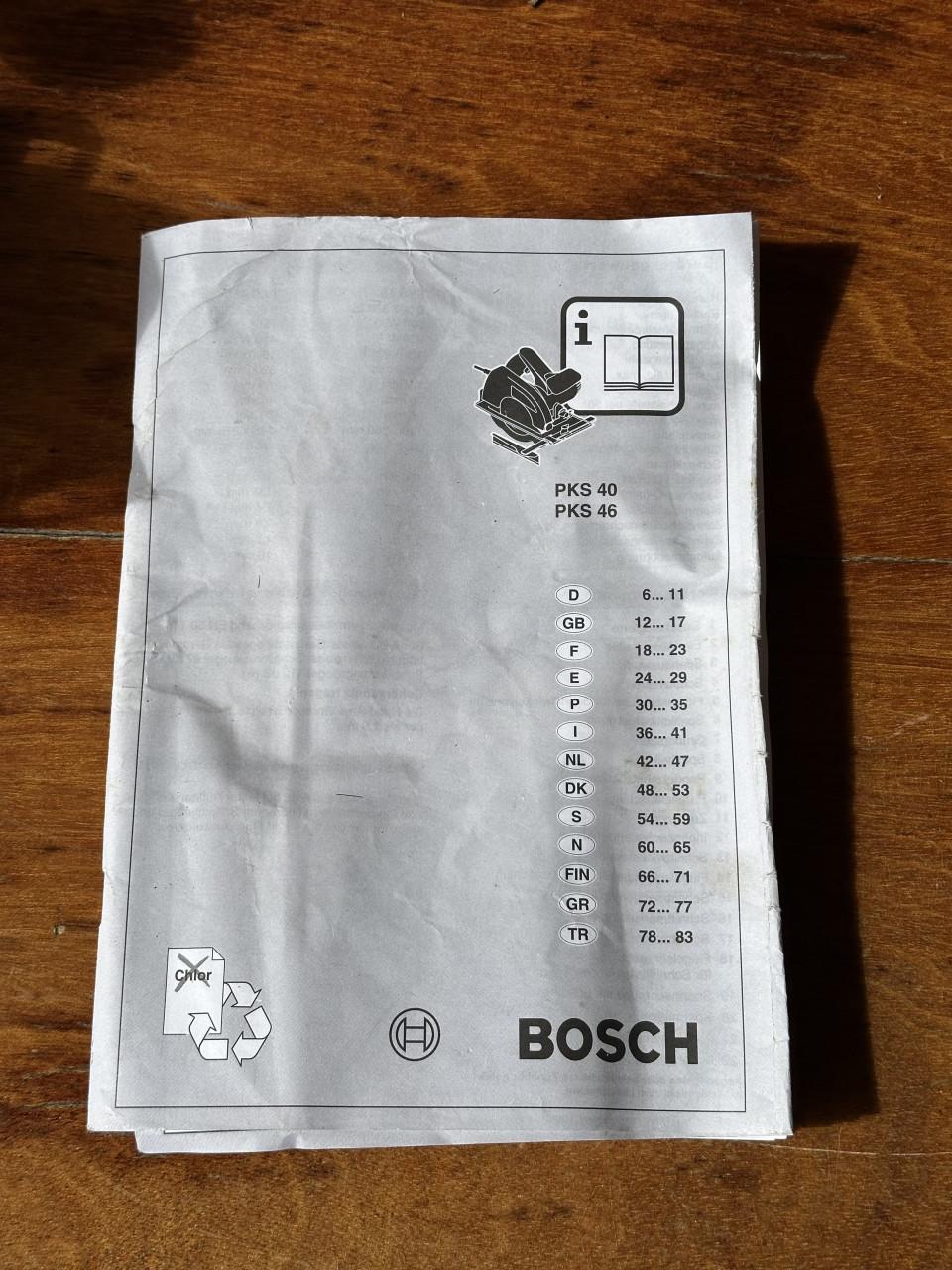 Cirkelzaag Bosch PKS 40