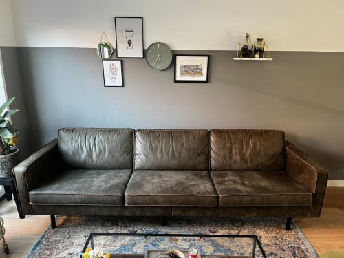 BePureHome - bank - leer look - 4+ personen