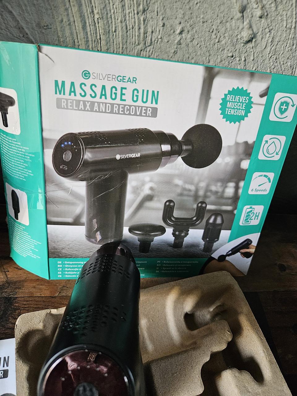Nieuwe Silvergear Massage Gun - Ontspanning en Herstel