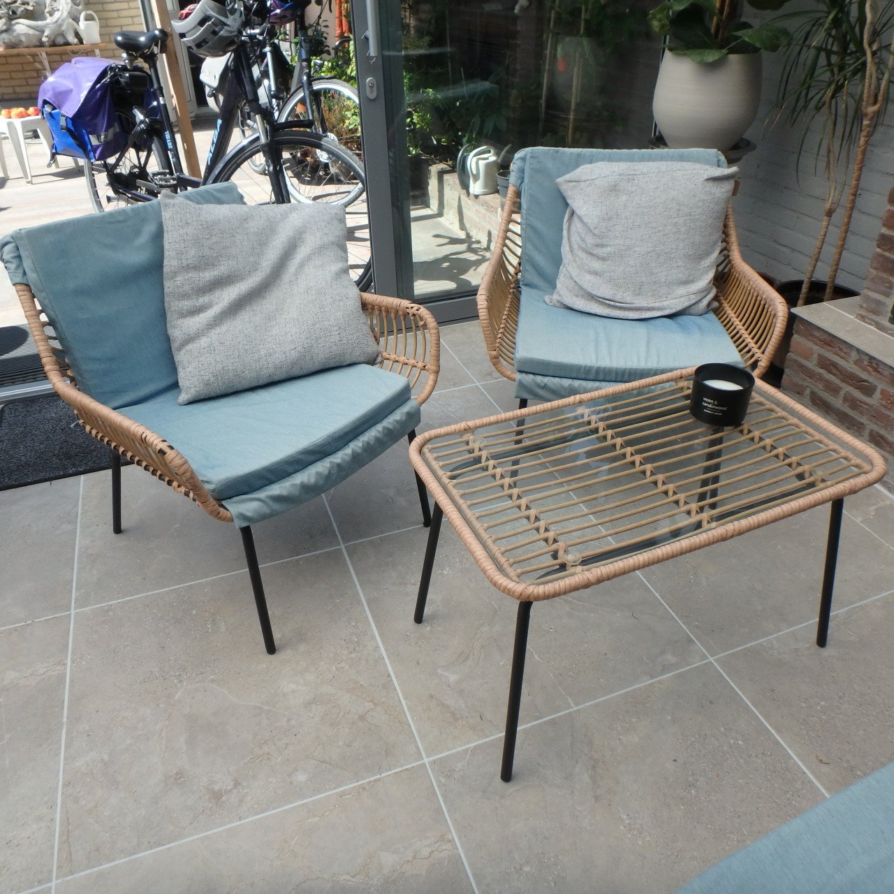 Rotan Tuinbankstel