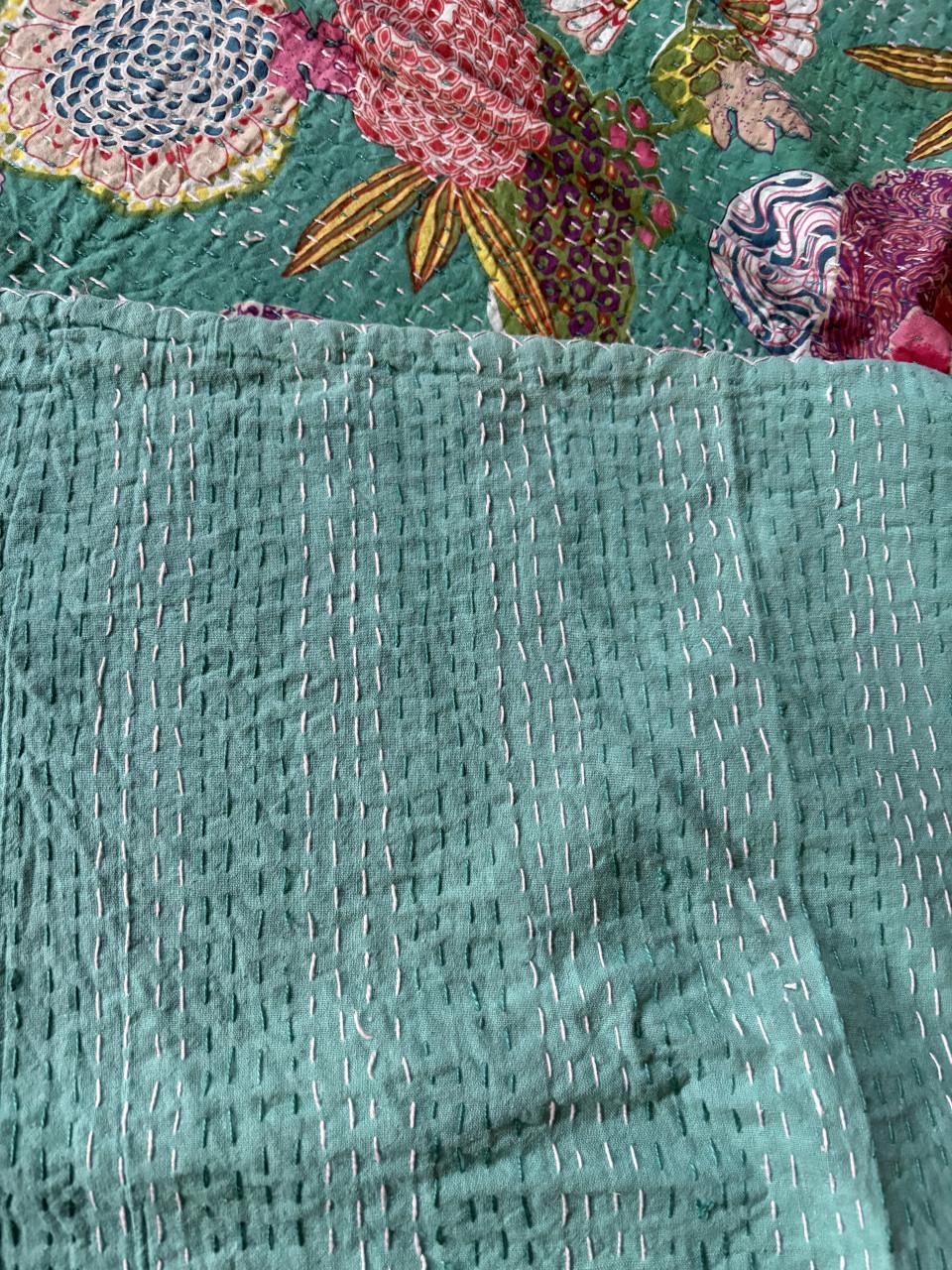 Groot katoenen plaid zgan