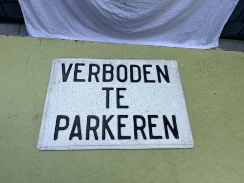 Bord "Verboden te Parkeren" 2 stuks