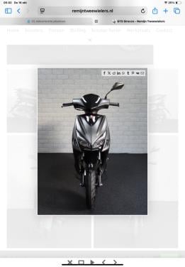 GTS SiroccoScooteR Sportief.            Splinter nieuw