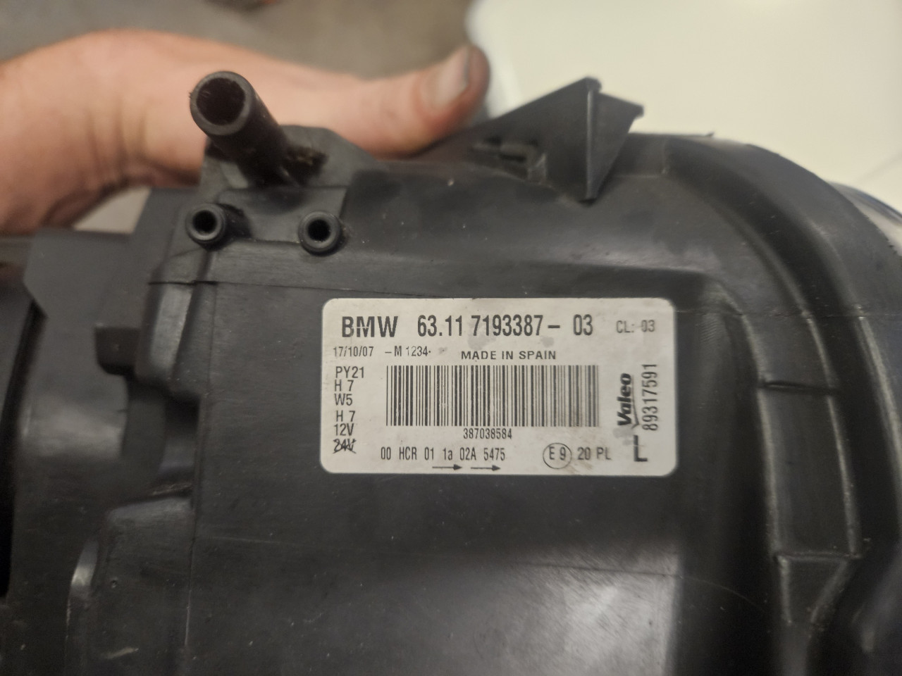 Bmw 1serie koplampen origineel