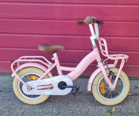 Sjoef 12 inch meisjes fiets