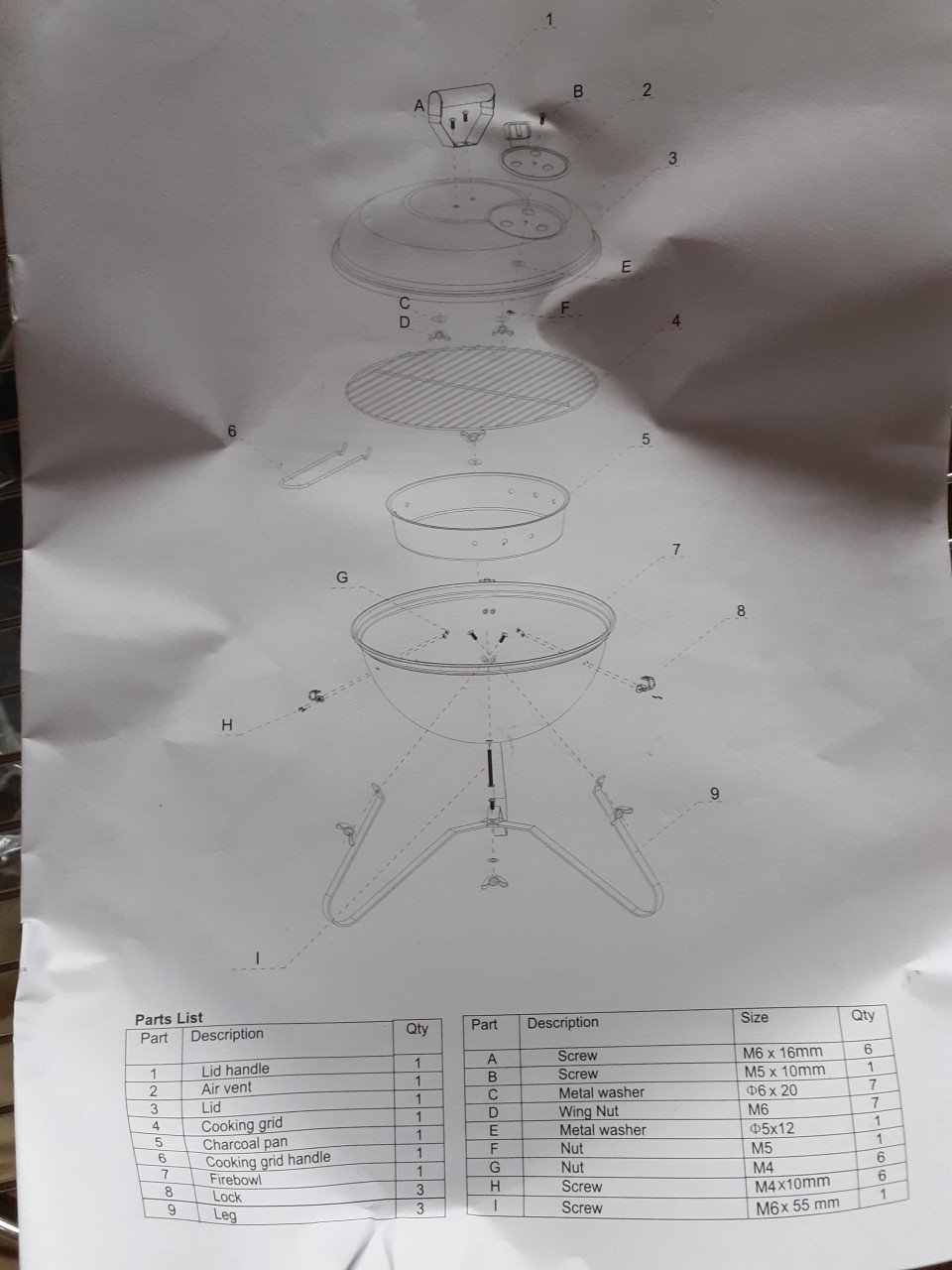 Tafel-barbeque