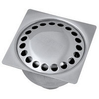 RVS schrobput  o.a. voor douche ( nieuw in verpakking)