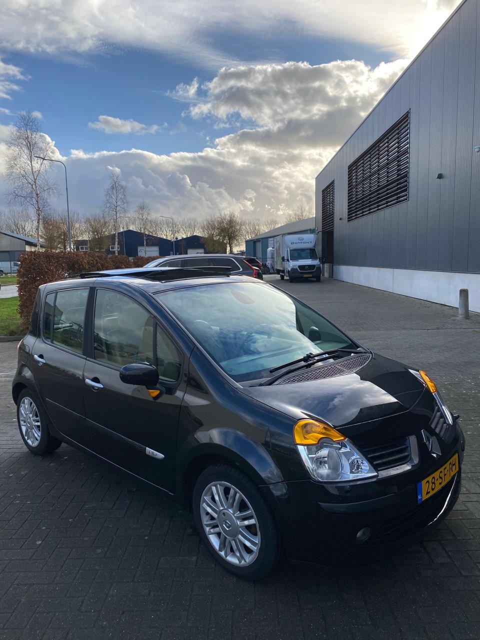 Renault Modus 1.6 16V AUT 2005 Zwart | AUTOMAAT | NAP | NIEUWE APK!