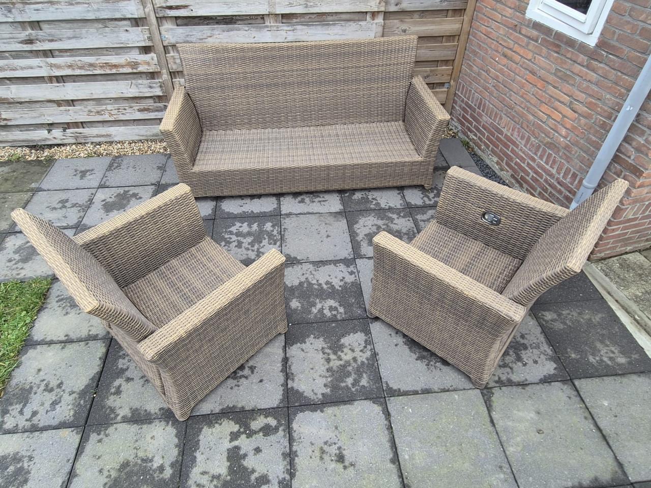 Verstelbare stoelen Loungeset (Bezorging mogelijk)