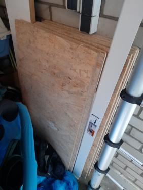 Spaanplaten, 7 stuks. gratis af te halen.