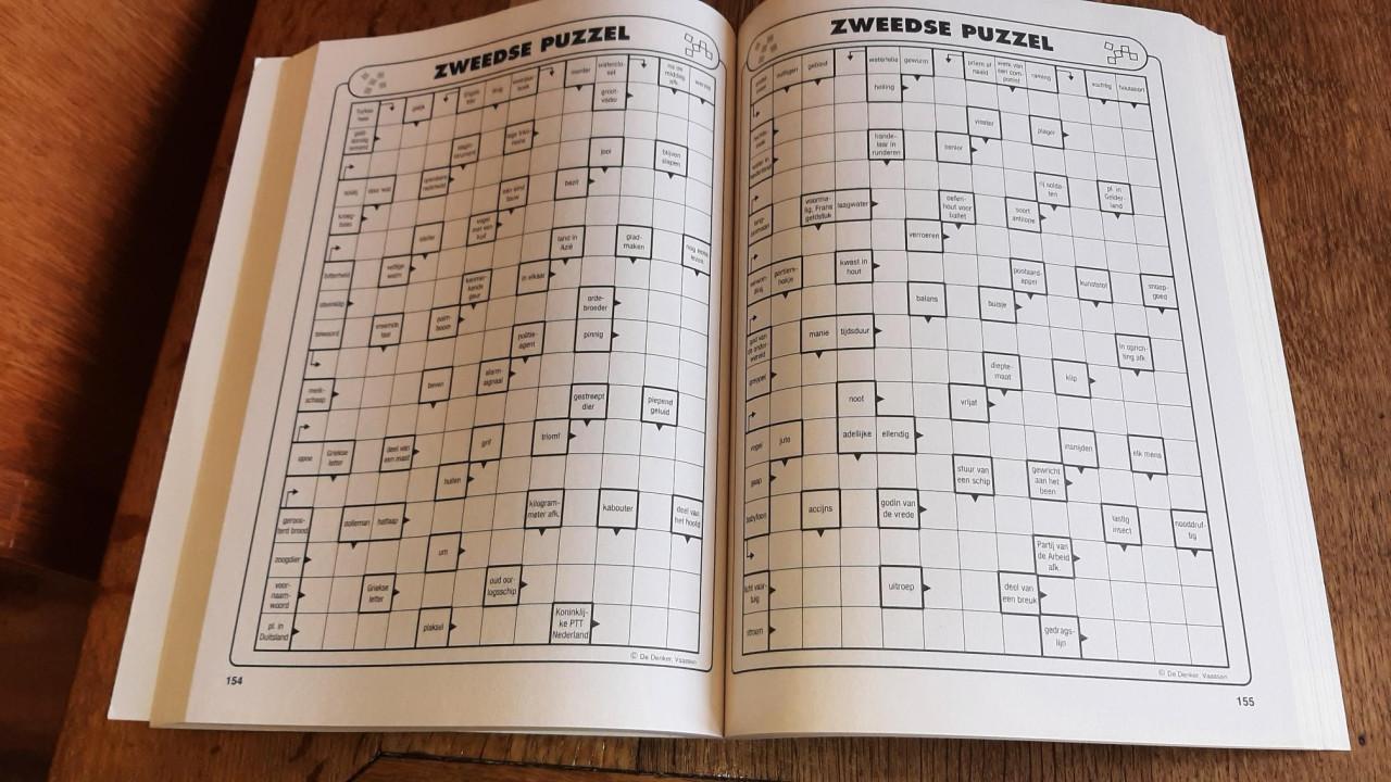 Groot Zweeds  puzzelboek