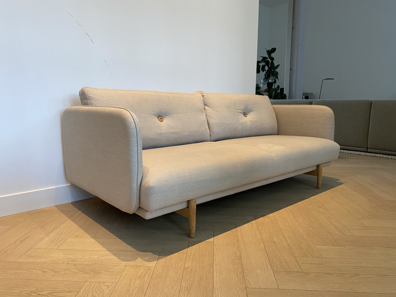 2,5 zits designbank Wendelbo zandkleur