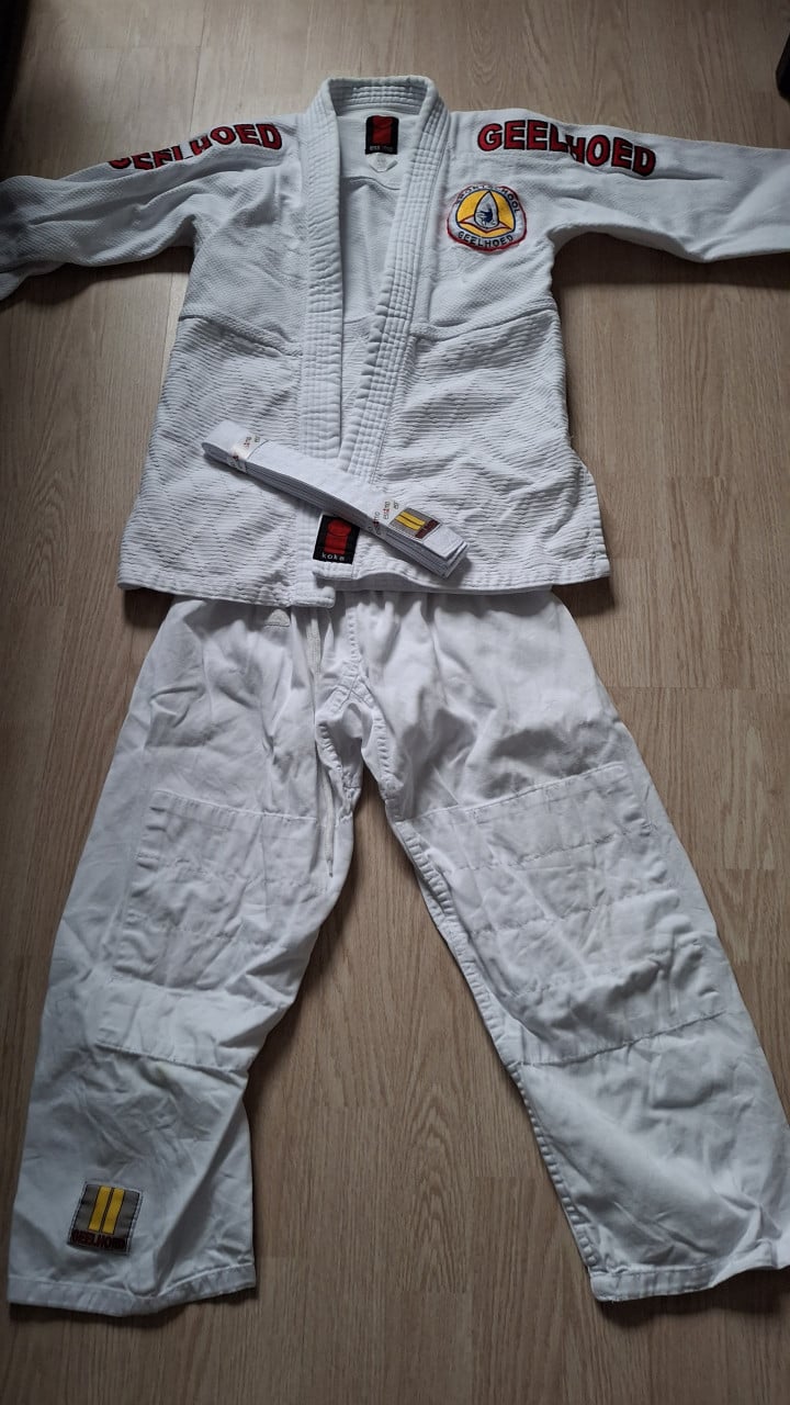 Judopak maat 140 sportschool Geelhoed