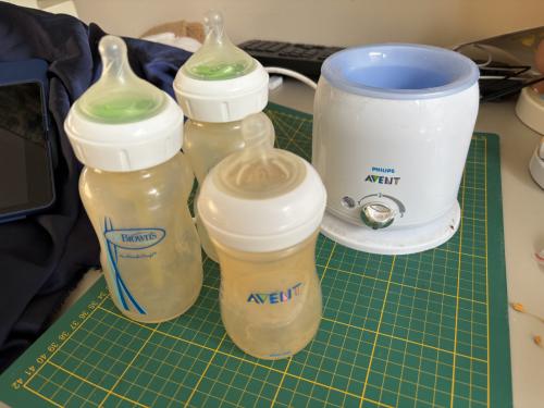 Philips Avent Flesopwarmer en flesjes