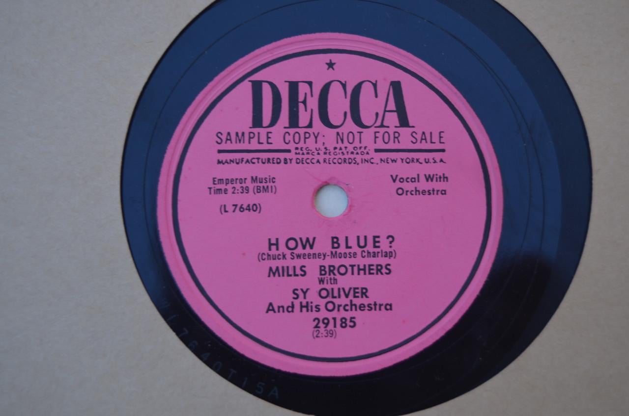 WIBW - The voice of Kansas radio album - Mills brothers